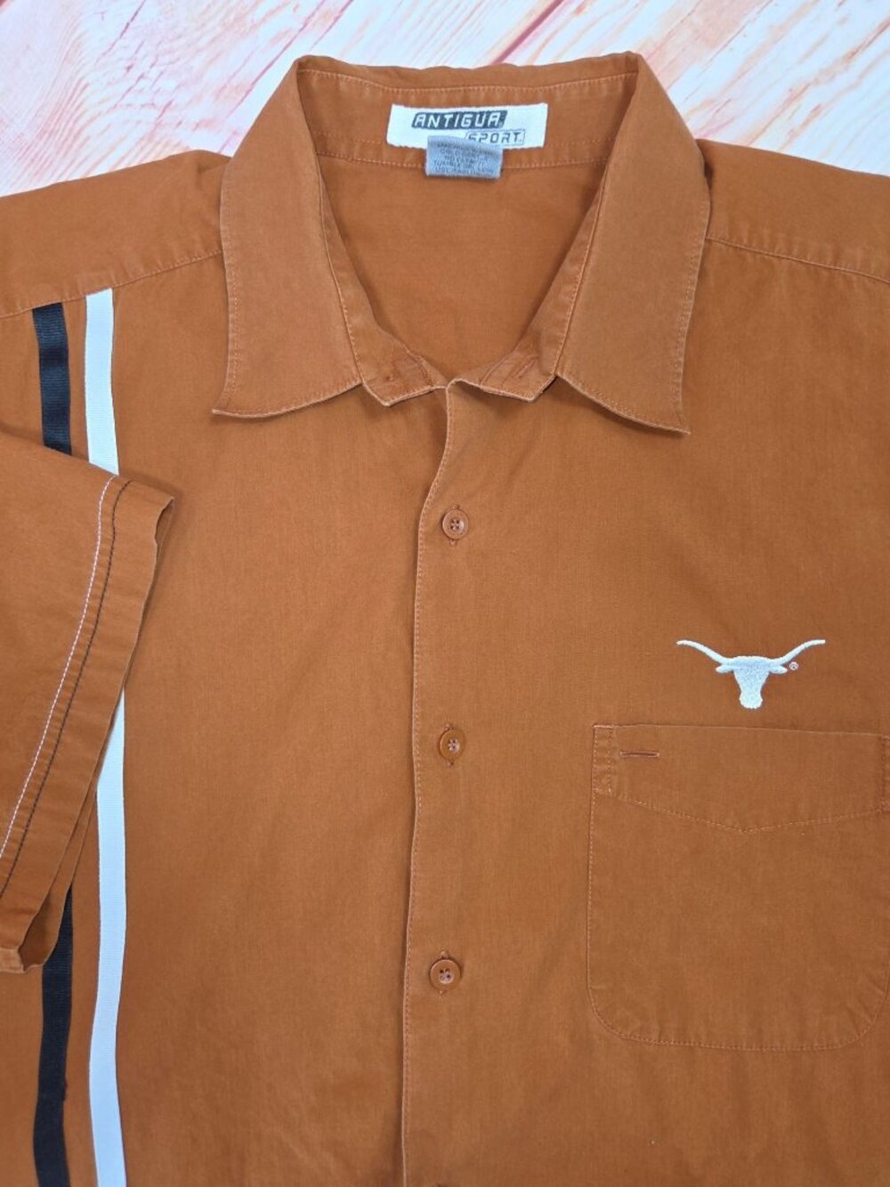 Antigua Sport Texas Longhorns Burnt Orange Shirt Large